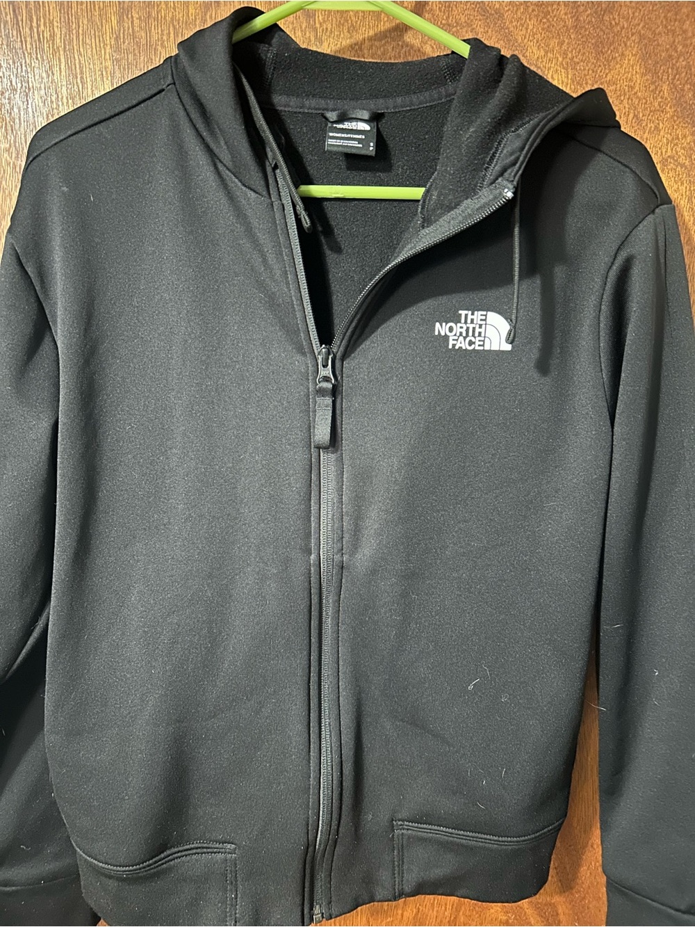 The North Face Black Lightweight Full-Zip Hoodie Jacket